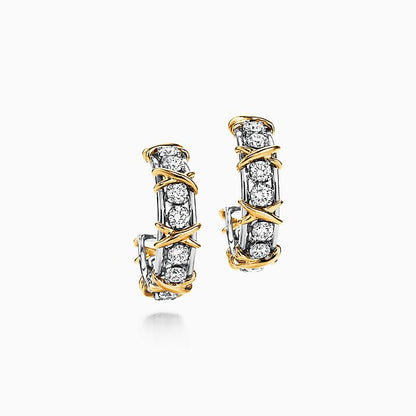 [⭐Luxery Jewels]SCHLUMBERGER GOLD-DIAMANT-OHRRINGE