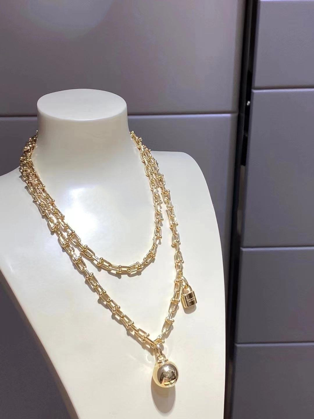 [⭐Luxery Jewels]ハードウェア ラップネックレス