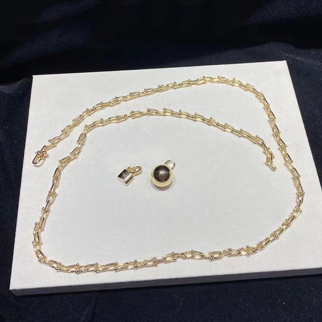 [⭐Luxery Jewels]ハードウェア ラップネックレス
