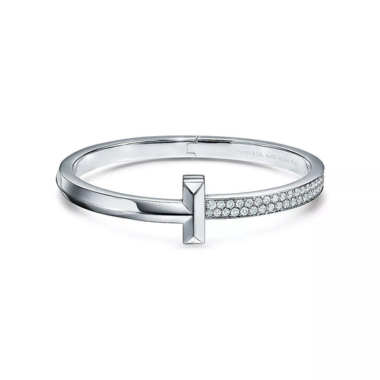[⭐Luxery Jewels]WIDE DIAMONDS HINGED BANGLE