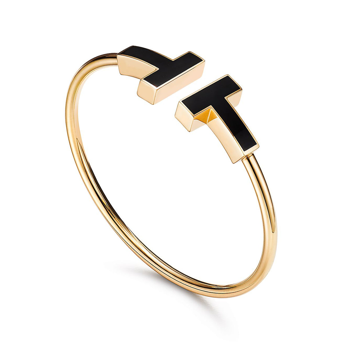 [⭐Luxery Jewels]T WIDE ONYX OPEN BRACELET