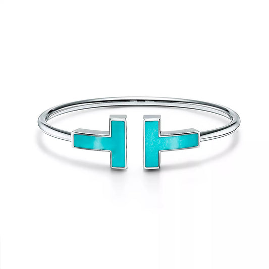 [⭐Luxery Jewels]T BRACELET 1.8MM TURQUOISE