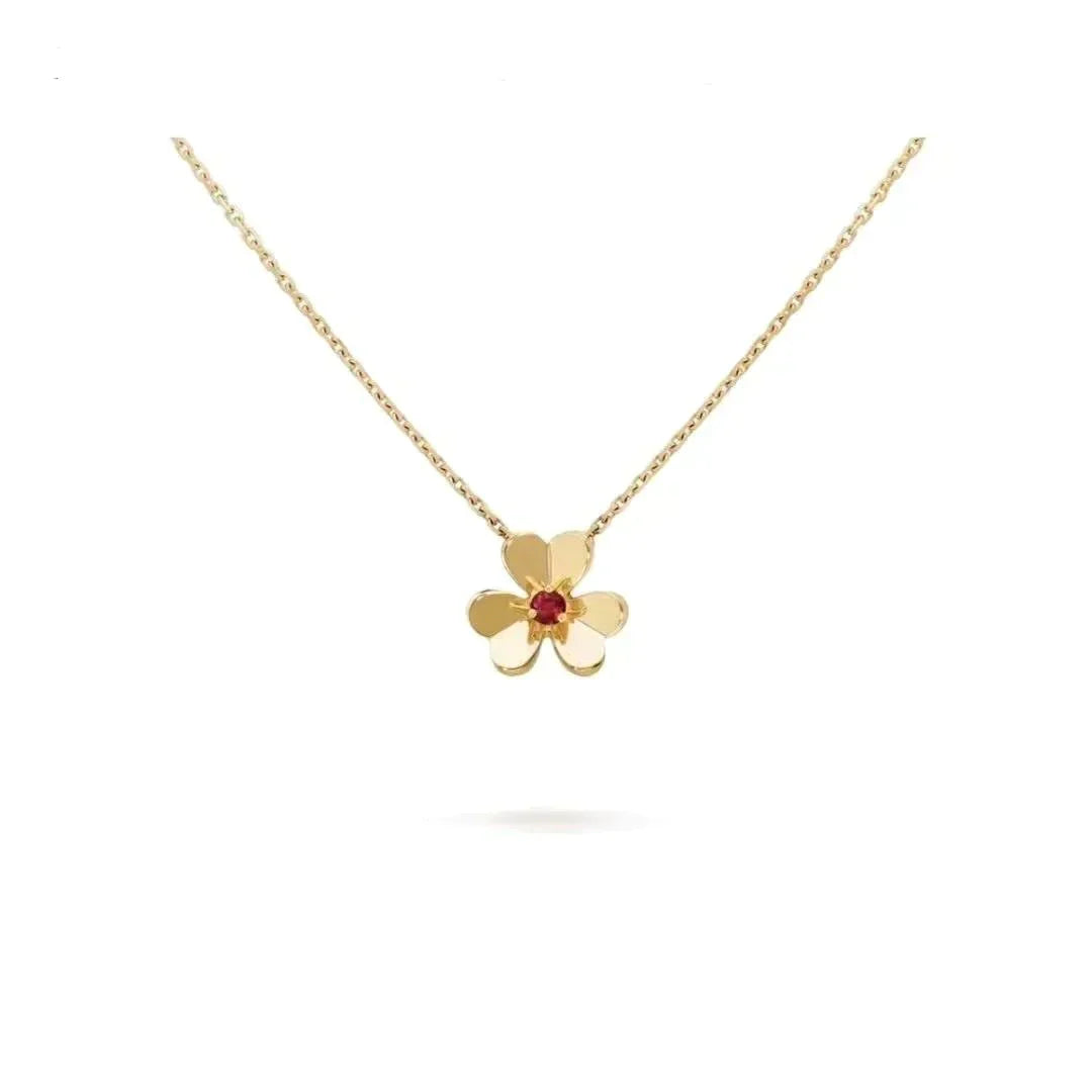 [Luxery]FRIVOLE GOLD FLOWER NECKLACE