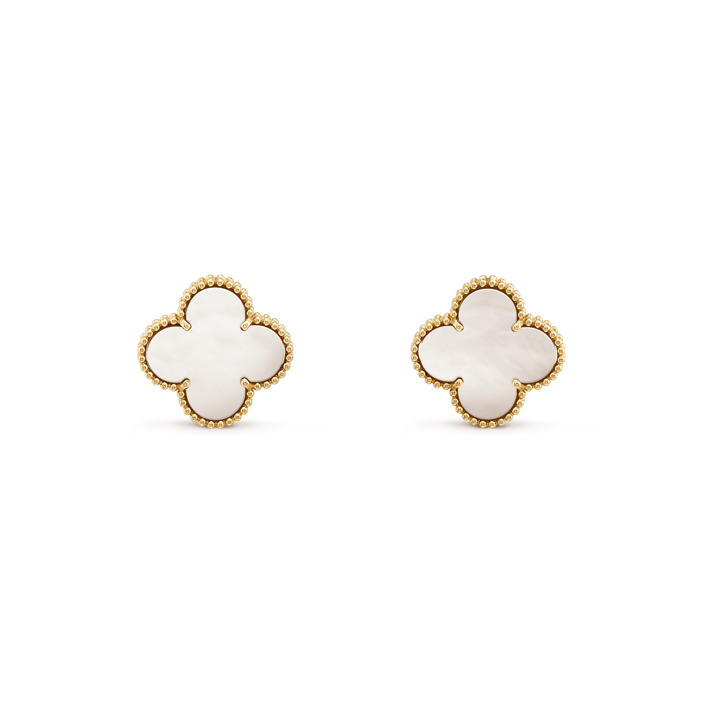 [Luxery]CLOVER MINI GOLD EARRINGS
