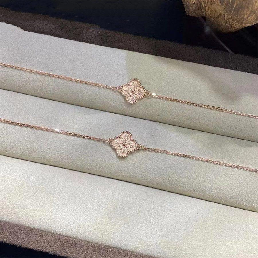 [Luxery]CLOVER SINGLE FLOWER BRACELET