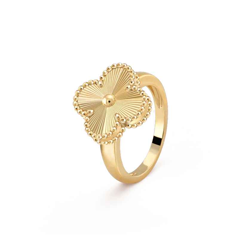 [Luxery]CLOVER GOLD RING