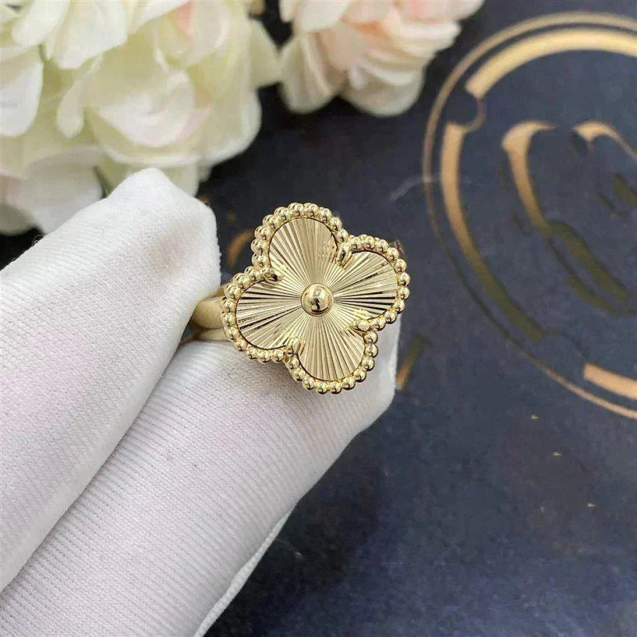 [Luxery]CLOVER GOLD RING