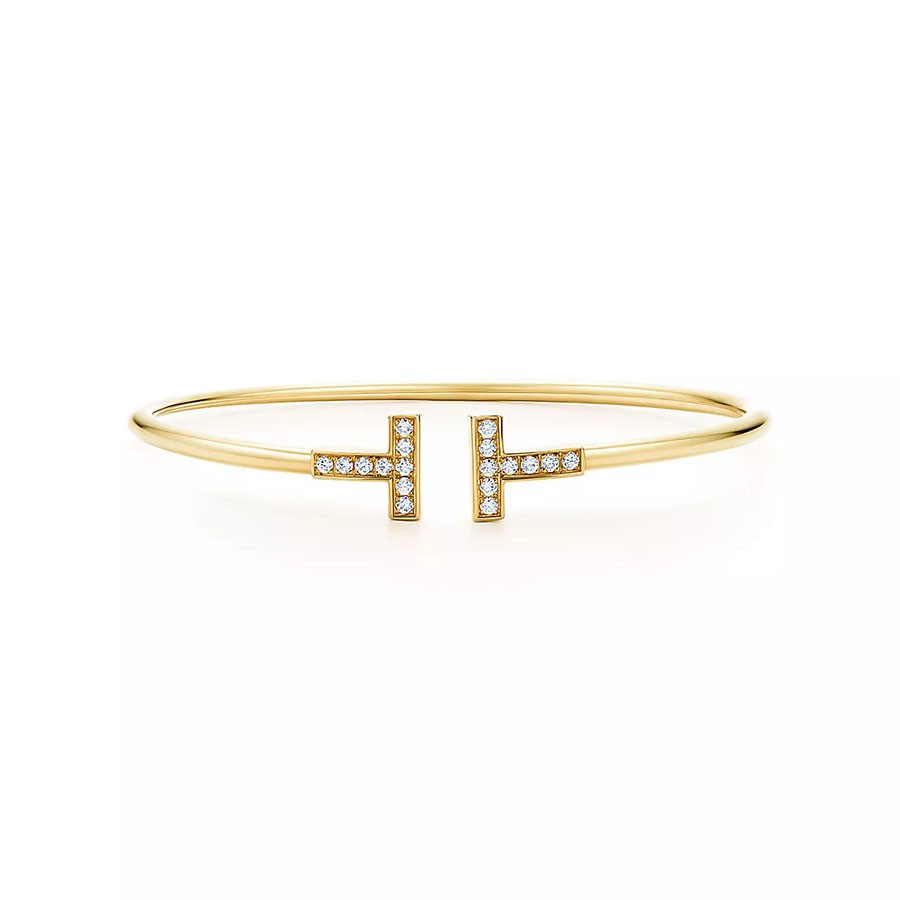 [⭐Luxery Jewels]T-ARMBAND 1,8 MM GOLD DIAMANT