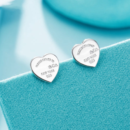 [⭐Luxery Jewels]RETURN TO TIF LOVE SILVER EARRINGS