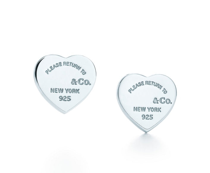 [⭐Luxery Jewels]RETURN TO TIF LOVE SILVER EARRINGS