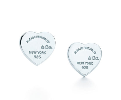 [⭐Luxery Jewels]RETURN TO TIF LOVE SILVER EARRINGS
