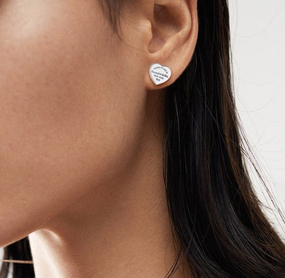 [⭐Luxery Jewels]RETURN TO TIF LOVE SILVER EARRINGS
