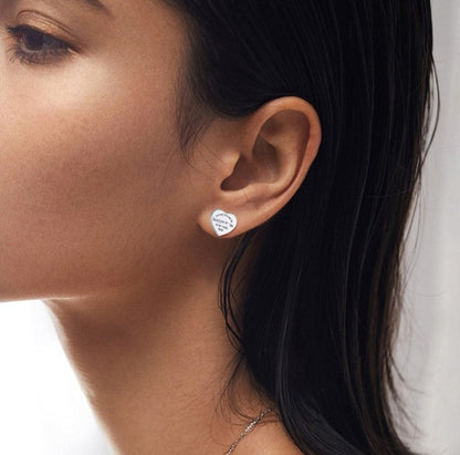[⭐Luxery Jewels]RETURN TO TIF LOVE SILVER EARRINGS