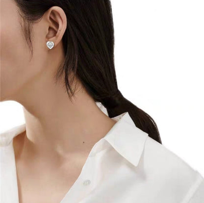 [⭐Luxery Jewels]RETURN TO TIF LOVE SILVER EARRINGS