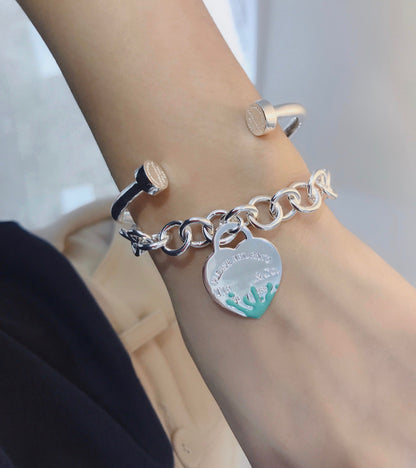 [⭐Luxery Jewels]リターントゥティファニー ハートタグ ブレスレット（シルバー）
