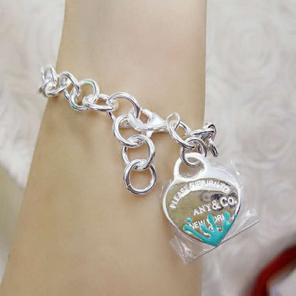 [⭐Luxery Jewels]リターントゥティファニー ハートタグ ブレスレット（シルバー）