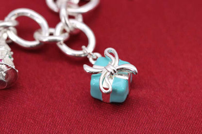 [⭐Luxery Jewels]CHRISTMAS SILVER BRACELET