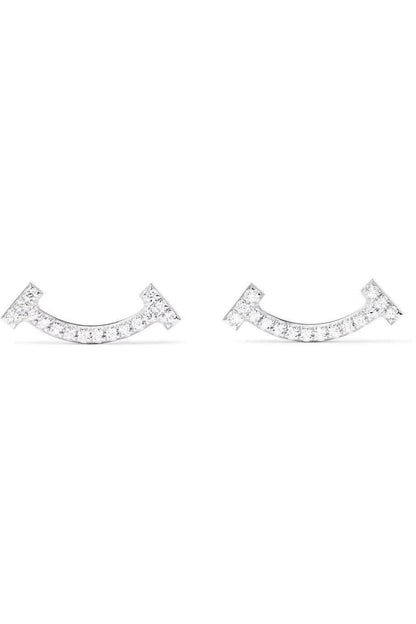 [⭐Luxery Jewels]SMILE DIAMOND EARRINGS