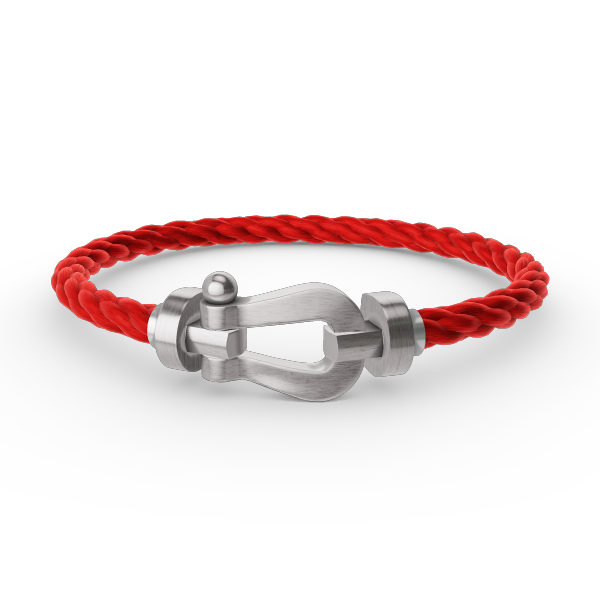 [Luxery]FORCE LARGE HORSESHOE NO DIAMOND BRACELET SILVER