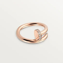 [Luxery]JUSTE RING 2.65MM PINK GOLD DIAMOND