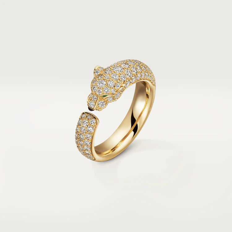 [Luxery]PANTHERE PINK GOLD DIAMOND RING
